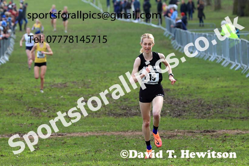 Senior Women, 2024 CAU Inter Counties Cross Country Champs., Wollaton Park, Nottingham. Photo: David T. Hewitson/Sports for All Pics